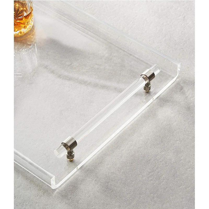 Factory Clear Acrylic Tray Nordic Acrylic Bath Tray Kitchen Bathroom