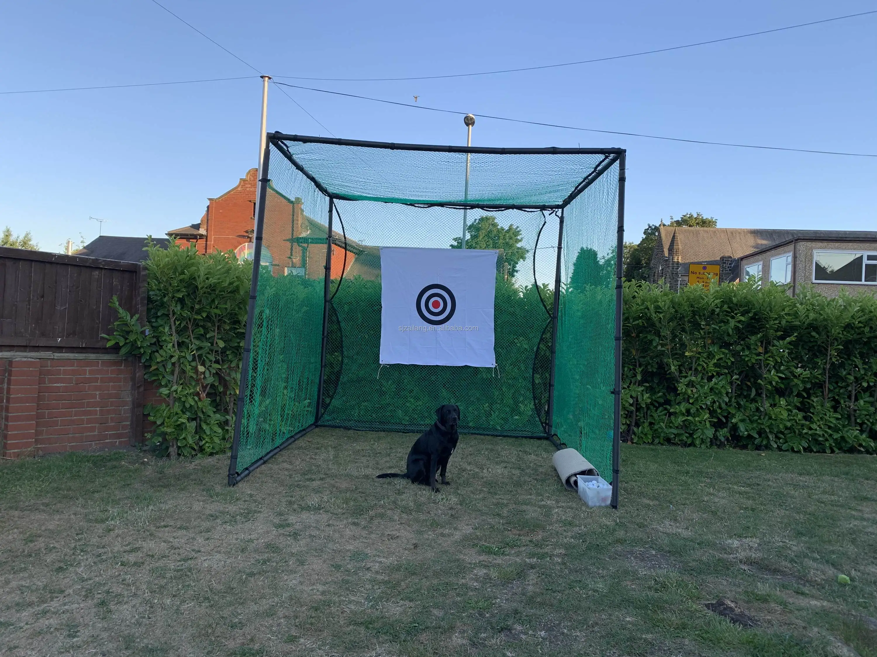 Indoor And Outdoor Professional 3m*3m*3m Uv Treated Golf Practice Cage