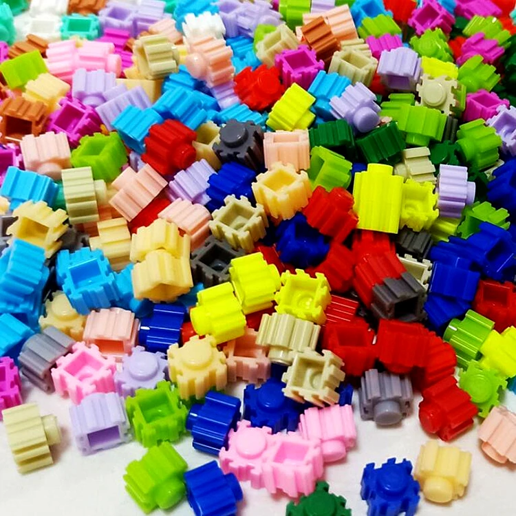 42 Colors Customized/connected Blocks/4sided Pixel Building Blocks 3d
