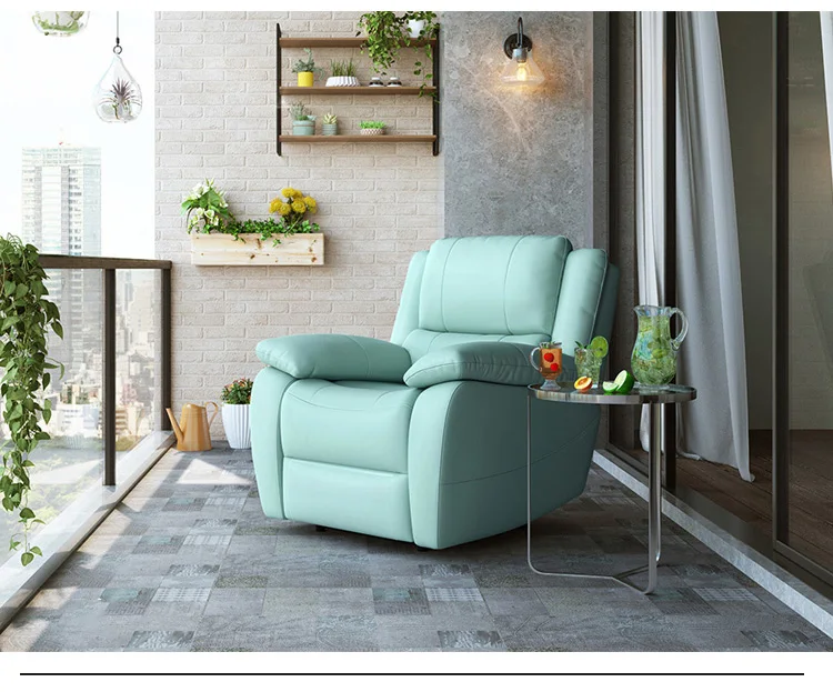 High Quality Cheap Modern Leather Fold Living Room Relaxing Sofa Chair