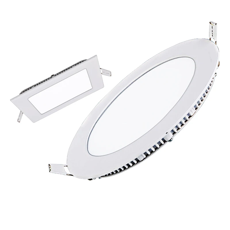 3w 6w 9w 12w 15w 18w 24w super bright ultra slim led panel light square and round for ceiling lihting  down light