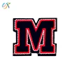 Hot Design Numberletter Patch Embroidery Letter M Patch