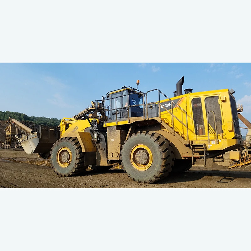 Heavy 12 Ton Loader Reinforced Rock Bucket Wheel Loader 8128h Engineering Construction Machinery