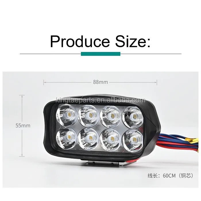 Factory Price Led Light Motorcycle Led Fog Light Motor Bike Driving