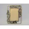Pewter Metal Silver Tone Leaf Leaves Vine 3 1/2x5~3.5x5 Picture Photo Frame