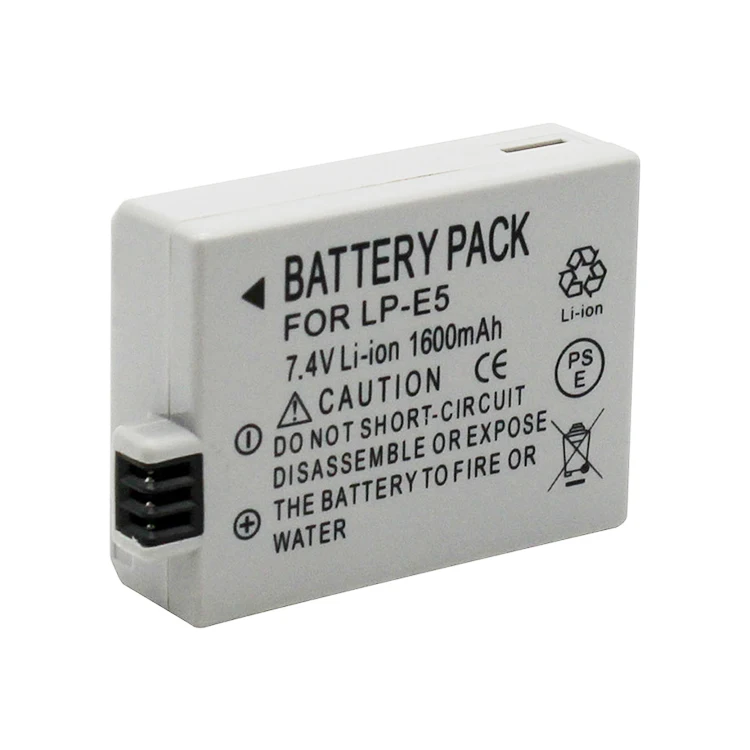 OOTDTY USB Caricabatteria Per Canon LP E5 EOS 1000D 450D 500D Bacio F