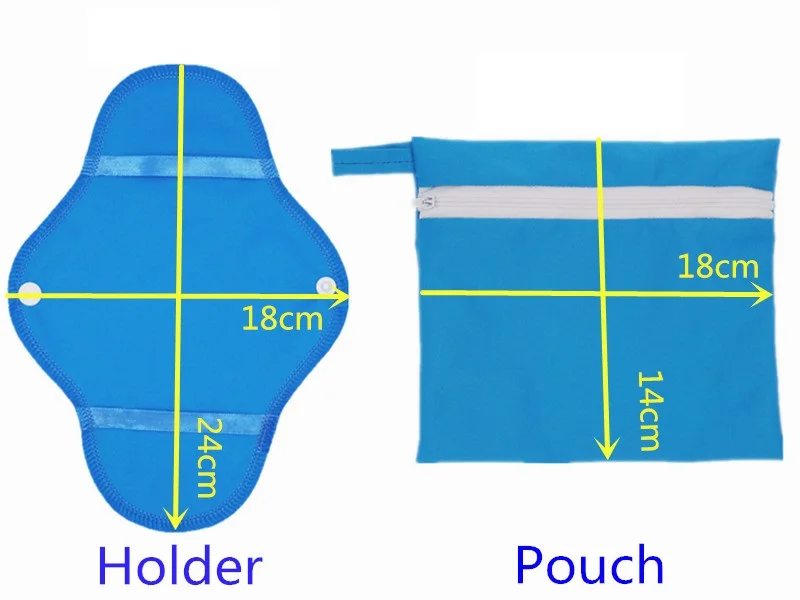 Reusable and Washable Cloth Menstrual Sanitary Pads holder for female menstrual hygiene
