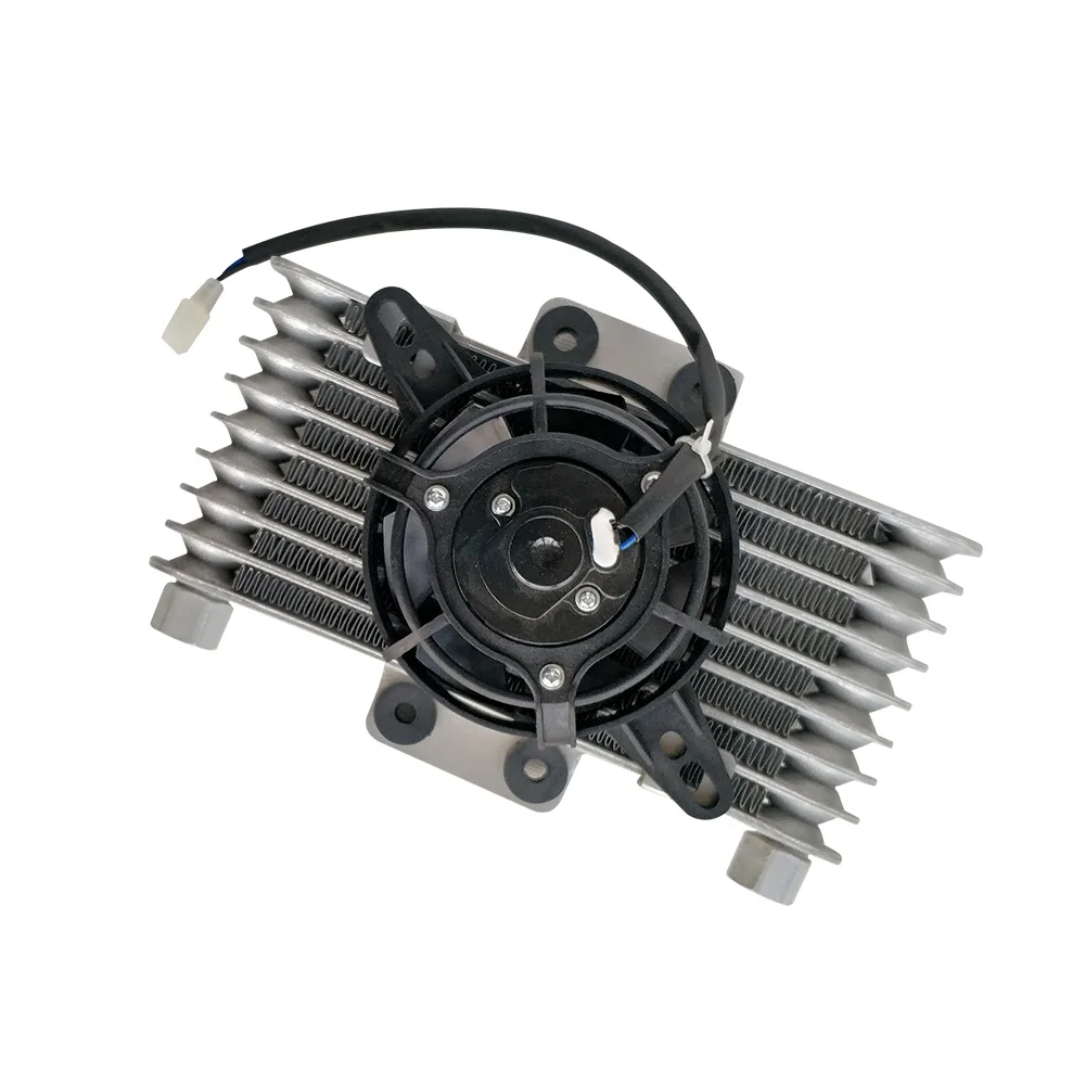 
Upgrade motorcycle oil cooler oil radiator and fan 
