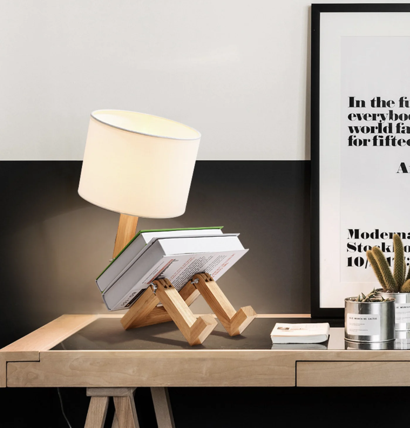 lampara led de mesita de noche con base de madera para el hogar lampara de mesita de noche moderna de diseno e27 para decoracion del hogar buy