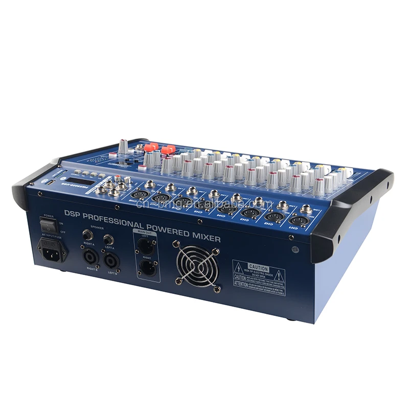 Power Mixer, 8 Channel Powered Mixer, Mixer