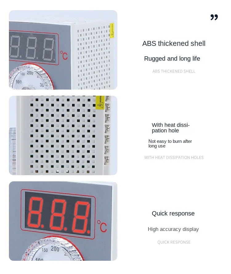 TUOBANG Digital Thermostat TC7-D/TC7-R Dial Code Pointer Type OEM/ODM Industrial Temperature Controller 1C Resolution High Data