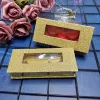 100 Siberian Real Mink Fur Lashes OEM Custom Private Label Acceptable 3D Mink Eyelash With Round Custom Design Package Mink Las