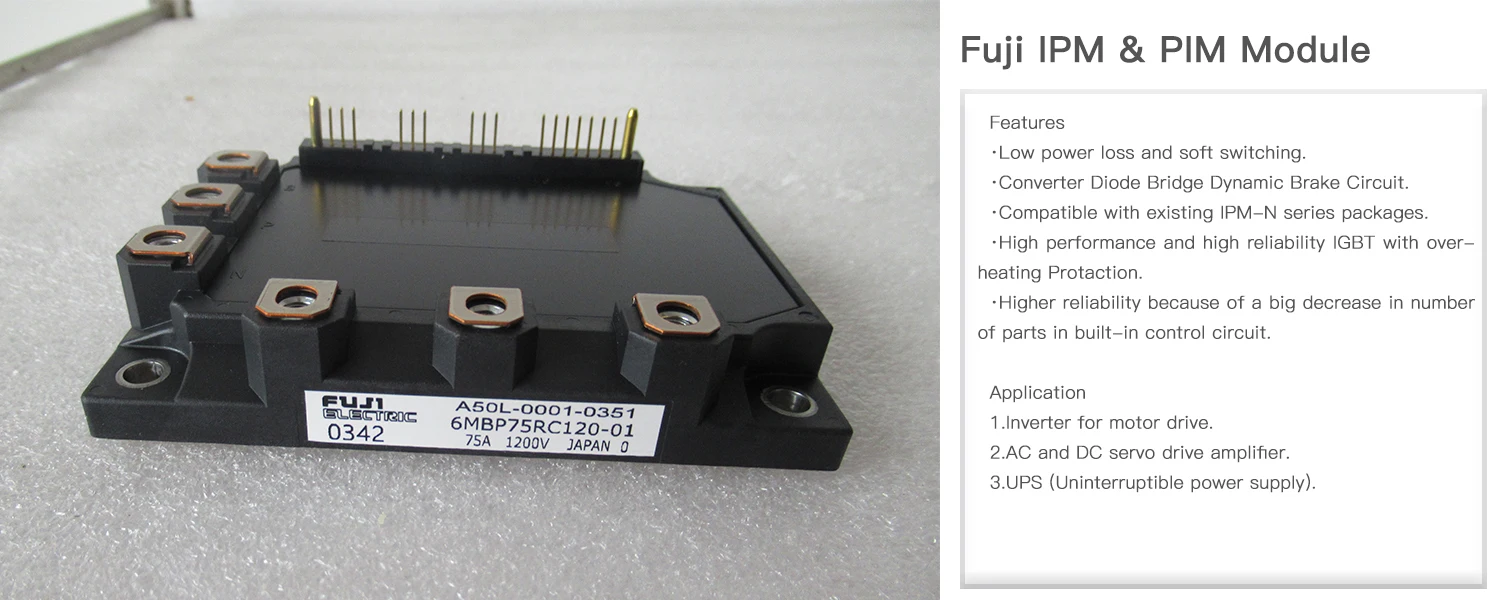 Fuji Electric A50L-0001-0125#A Power Block Transistor Module