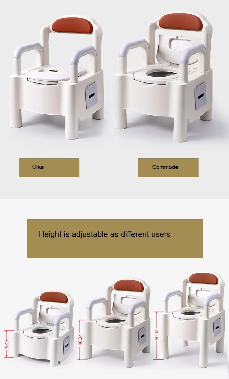 Commode Chair For Elderly Portable Commode Chair With Bedpan Buy