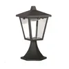 Contemporary Style matt black Aluminum Outdoor Garden Lamp - IP44 Rated - E27,MAX 60W Post Top Lantern Light