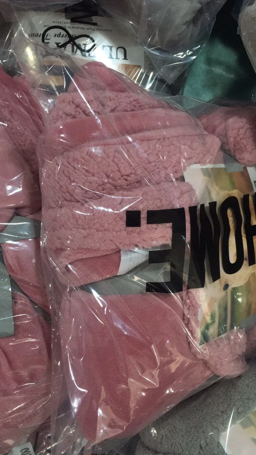 super warm weighted blanket double layer flannel thick blanket