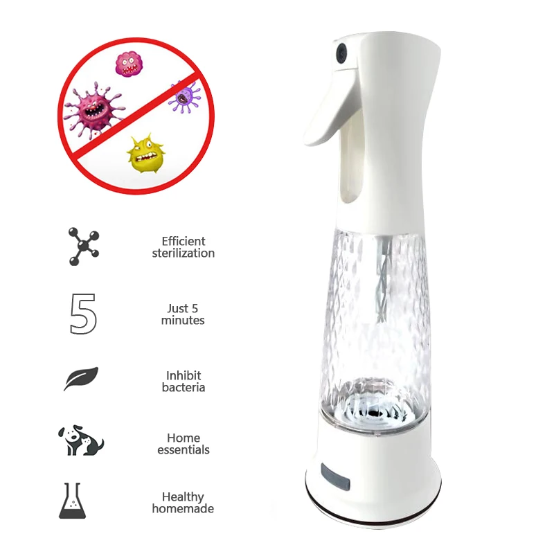 Portable 5 Min Hypochlorite Disinfection Water Generator No Need Salt Water Making Machine