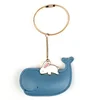 PU Leather Dinosaur Whale Unicorn Elephant Bear For Keys Car Key Chain Pig