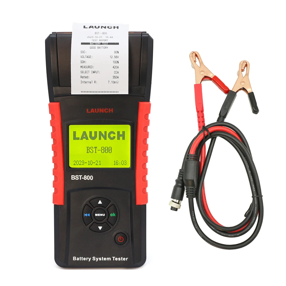 Bst 800 Intelligent Battery Tester12v And 24v Car Battery Tester With Printer Can Directly Test 7945