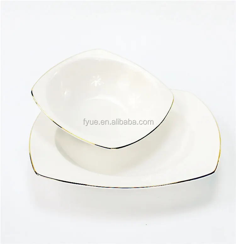 Gold Line Luxury Grace Designs Ceramic Porcelain Dinnerware 72 Pcs Fine Dinner Set manufacture