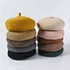 Wholesale Alpaca Wool Beret Hat Cap for Women Lady Gril Winter Warm Dress