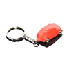 Wholesale Popular Gift Away Red Color Painting Car Shaped Keychain England Souvenir Fancy Realistic 3D SUV Metal Car Keychain