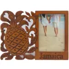 4x6" Pineapple pattern carving wood photo frame