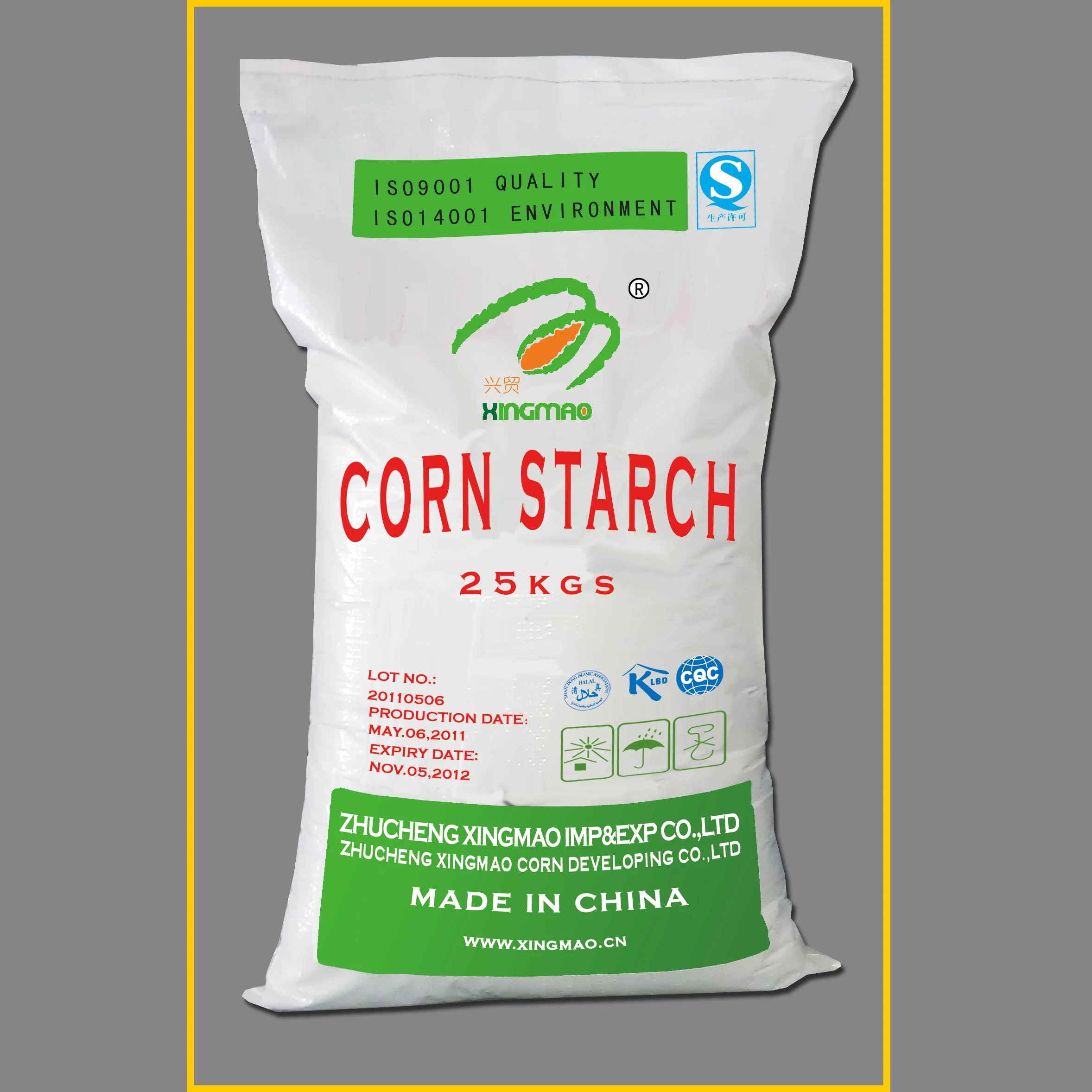 
corn starch for producing biodegradable disposable tableware and Egg tray 