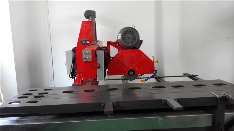 Hizar granite cutting saw machineries double head cutter for marble