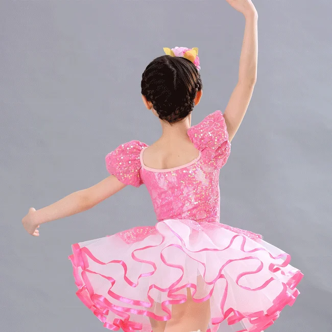 Dl036 Ballet Dress With Skirts Ballerina Clothing Ballet Girl Outfit