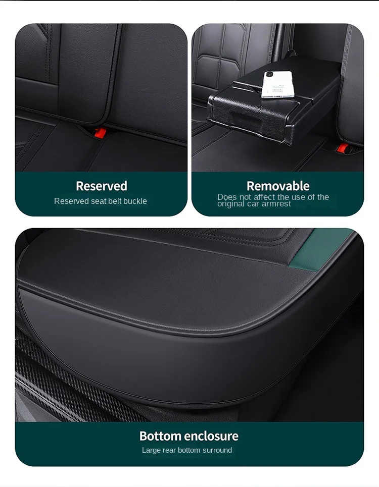 All-Car Five-Seat Leather Cover Fully Encircled Four Seasons Universal Wear-Resistant Dirt-Resistant Breathable Car Seat Cushion factory