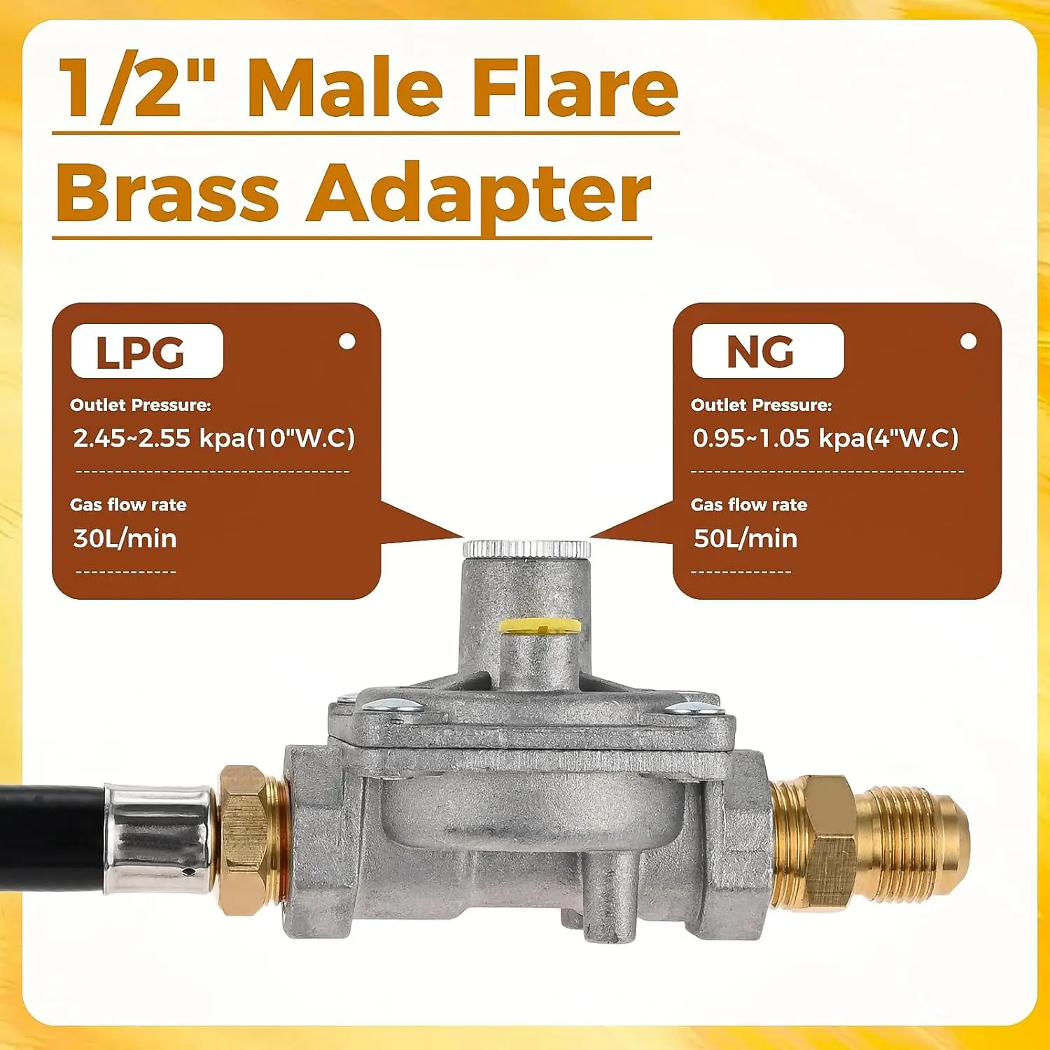 Gas Grill Natural Gas Regulator Conversion Kit Fits For Kitchenaid