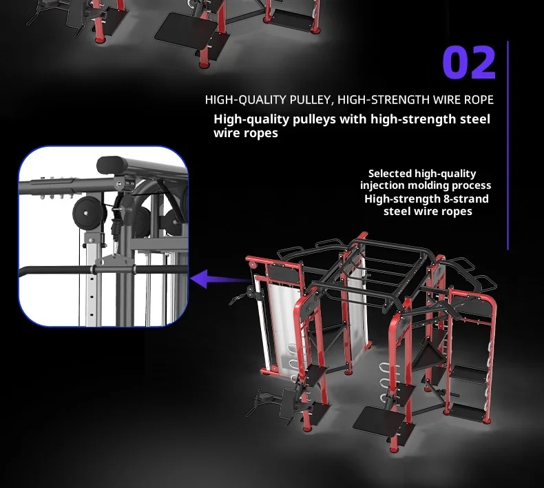 360 All-round Comprehensive Trainer Steel Smith Machine Gantry Frame ...