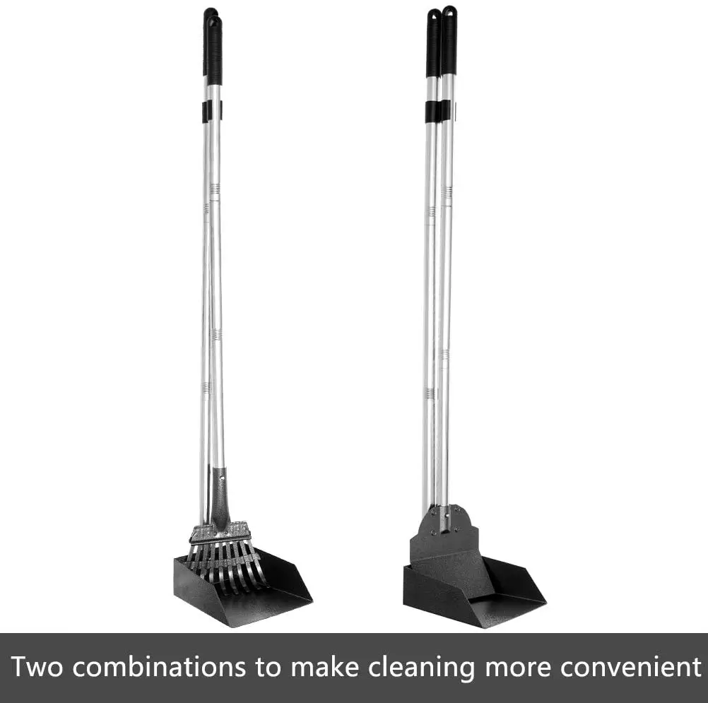 Pet Poop Tray,Rake And Spade Set And 3 Pack Poop Scoop Pet Waste