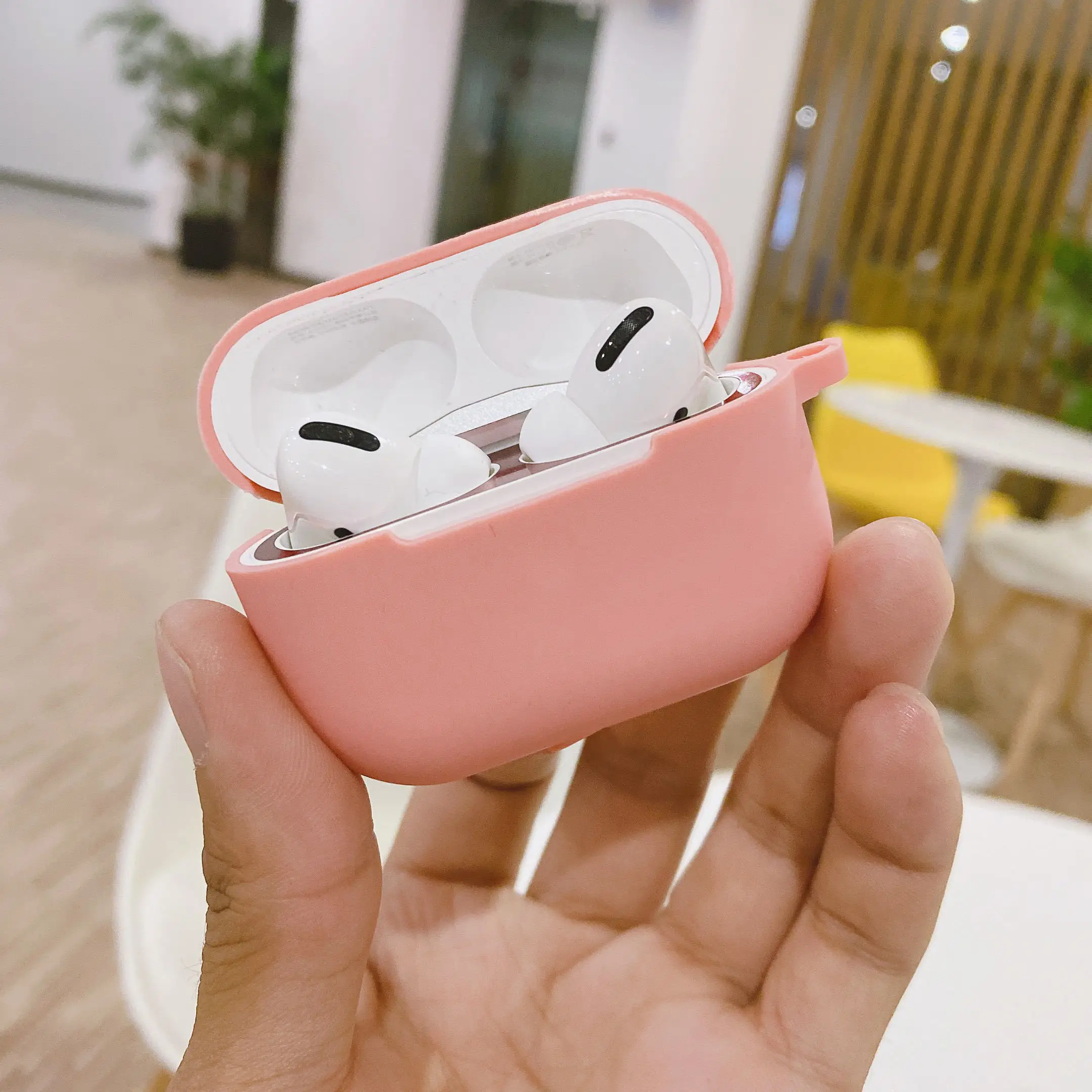 Silicone Protective Cover For Airpods Pro Case New Apple Wireless ...