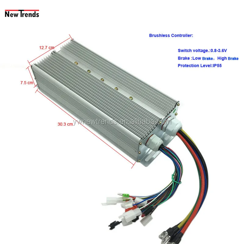 18％OFF】 ブラシレスモーターコントローラー 小型電気三輪車用の3モードスクーターコントローラールート設計 50V-72V gts.com.pe