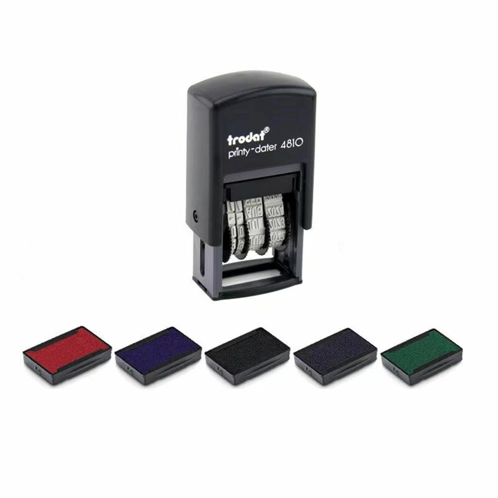 Trodat Good Quality Trodat Self Inking Date Stamp 4810 Black Dater ...