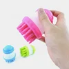 Pet Bath Brush, Soft Silicone Grooming Shower Massage Scrubber Tool with Shampoo for Cats, Dogs