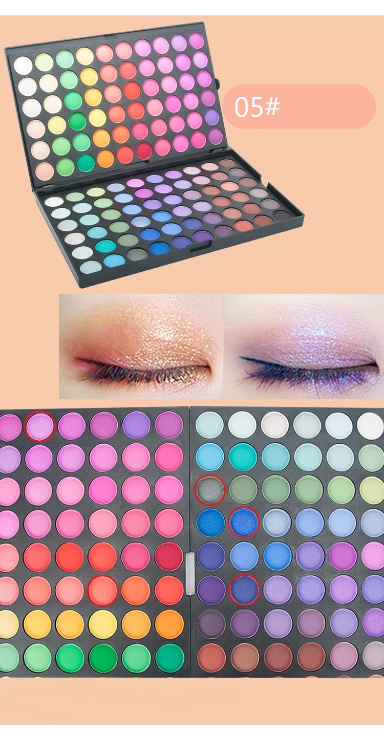 Pro X120 Full Eyeshadow Palette 2 Makeup Palletes Each 60 Colors Eye Shadow Makeup Cosmetics 