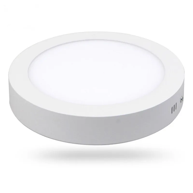 Factory Low Pricese For 18W Ultra LED Light Panel Round Surfaced LED Panel Lighting