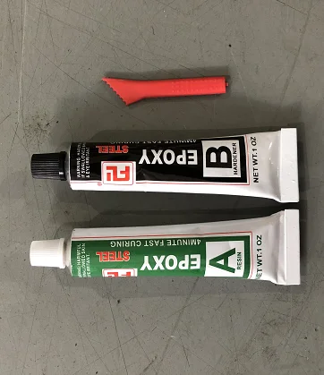 高品质快速强力铝管胶粘剂4分钟ab环氧树脂胶/环氧钢