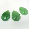 Green aventurine teardrop-shaped penlulum pendant for jewelry accessory