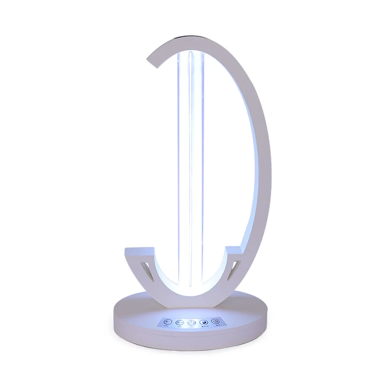 Small Italy stock new design disinfection lamp ozone air outdoor indoor led mini sterilizer white uv light