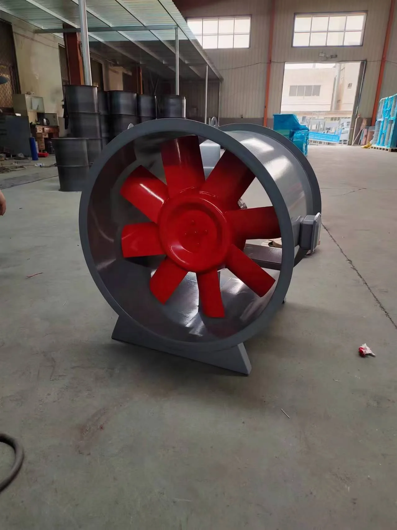 Certified High-temperature Axial Fan, ATEX, 16inch - detail 6