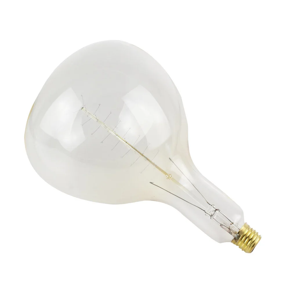 Large vintage light bulbs ER180 E27 round edison bulb Tungsten Filament Decorative Light