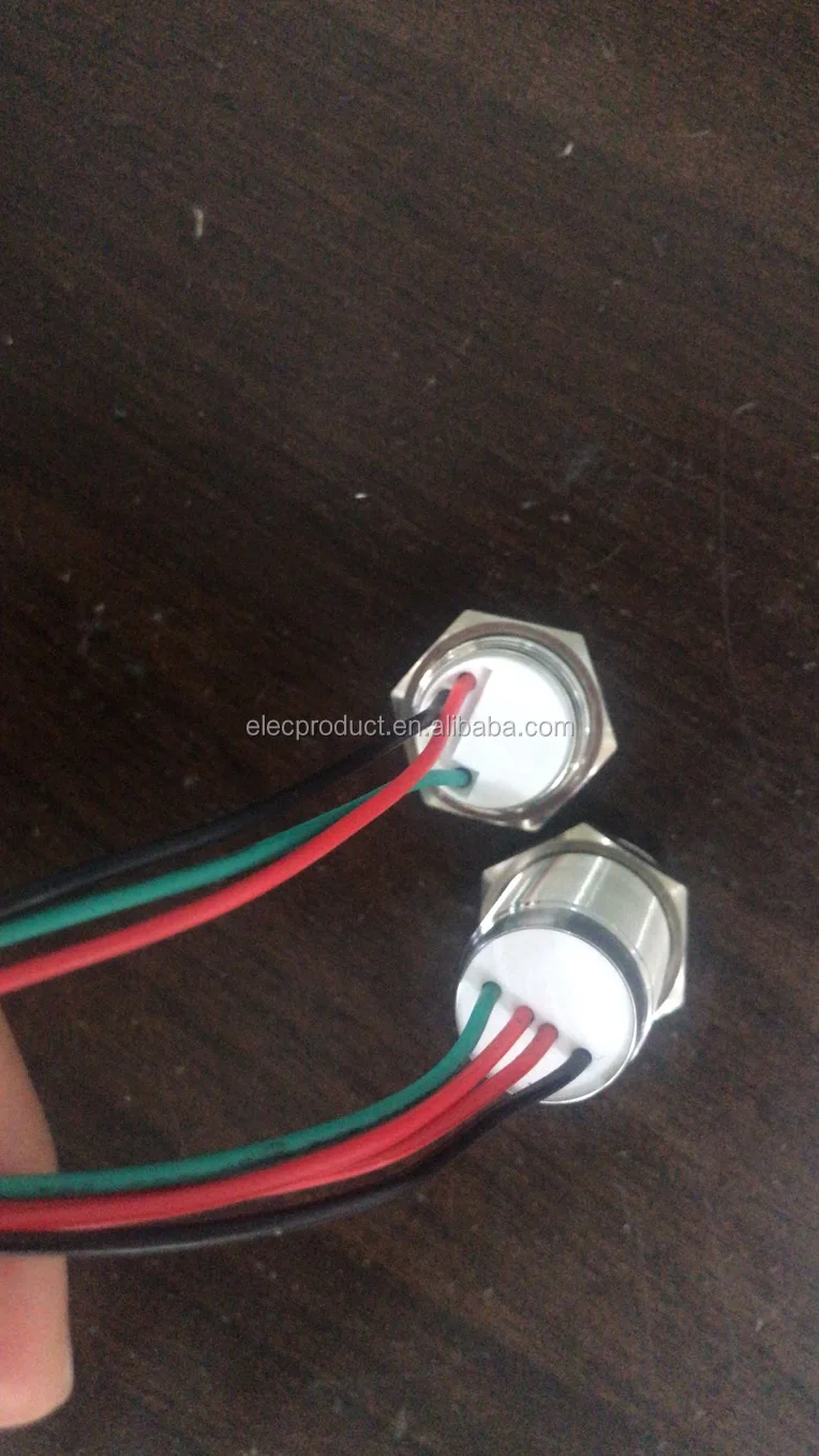 Stainless Steel Metal Piezo Switch 16mm 19mm 22mm 25mm Touch Switch