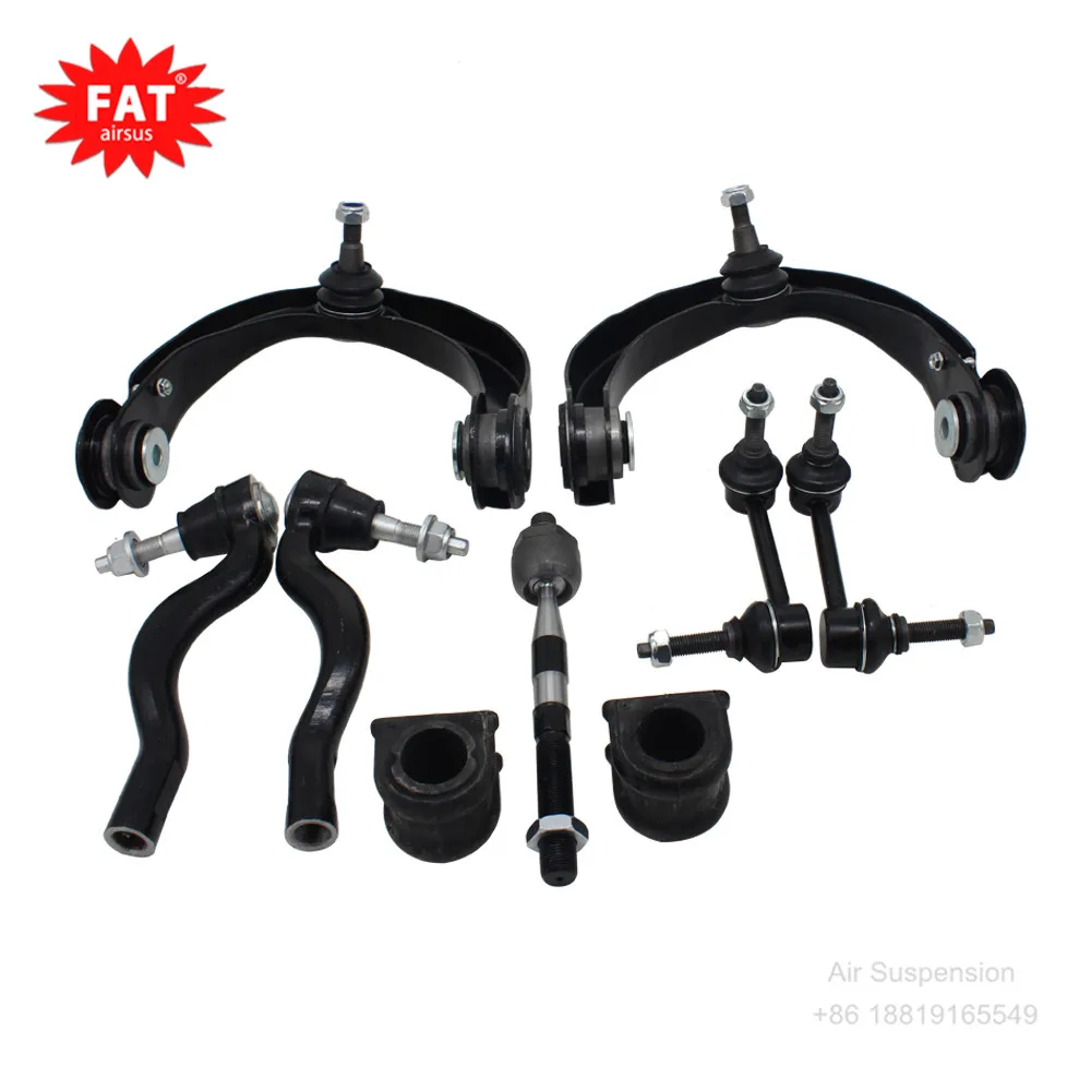 9 Pc Air Suspension Front Control Arm Inner Tie Rod End Stabilize Bar