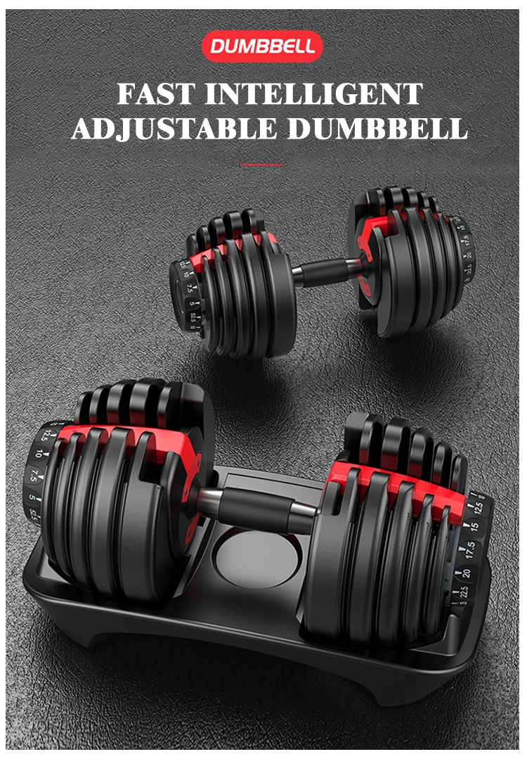 Wholesale competitive price adjustable dumbbell set for bodybuilding sports equipment