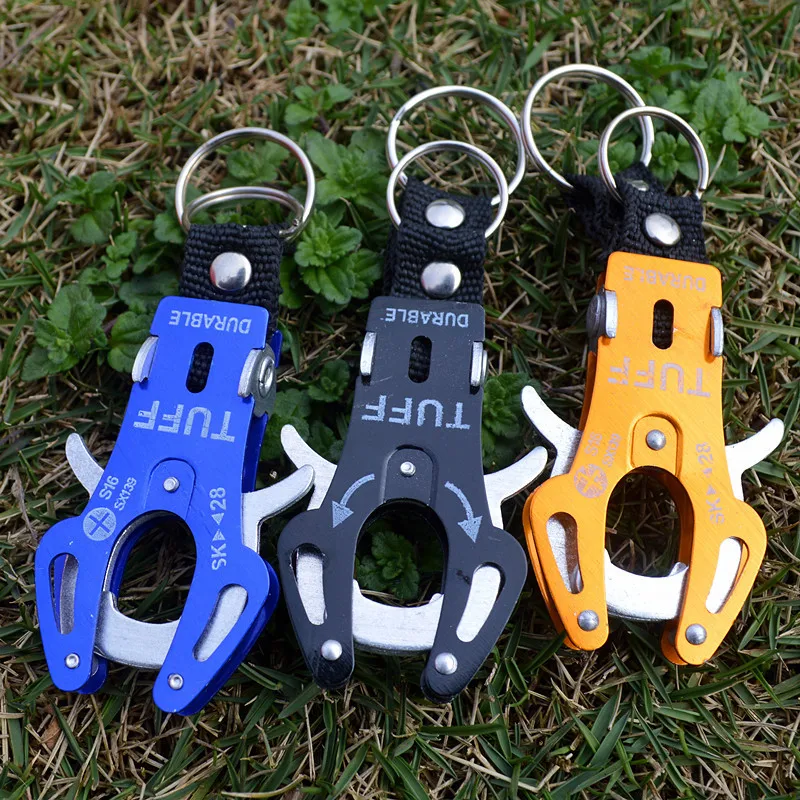 Tiger Hook Lock Carabiner Clip Hiking Climbing Tool Key Keychain Buckl Ring S9E6