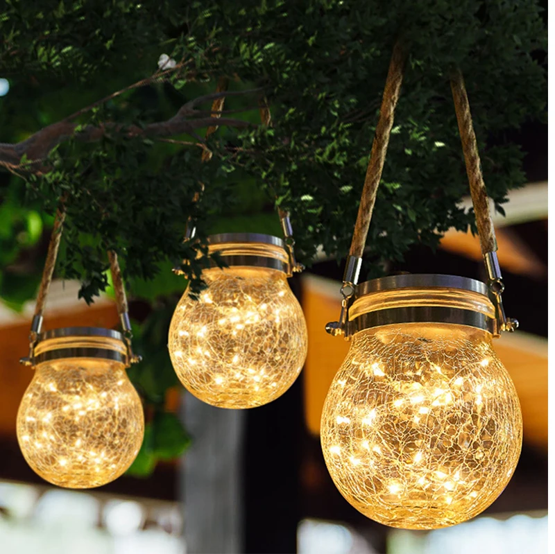 Waterproof Copper Wire Solar String Lights Led Garden Street Lamp Solar